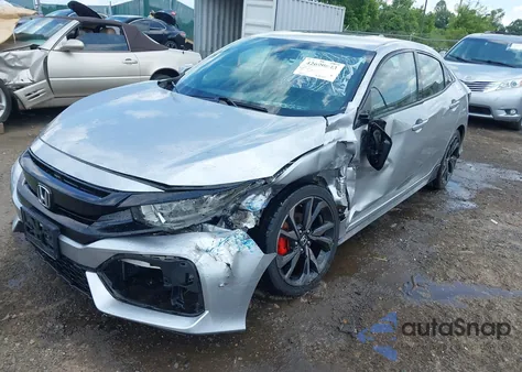 2018 Honda Civic Sport из США, поврежденный, VIN SHHFK7G42JU227004